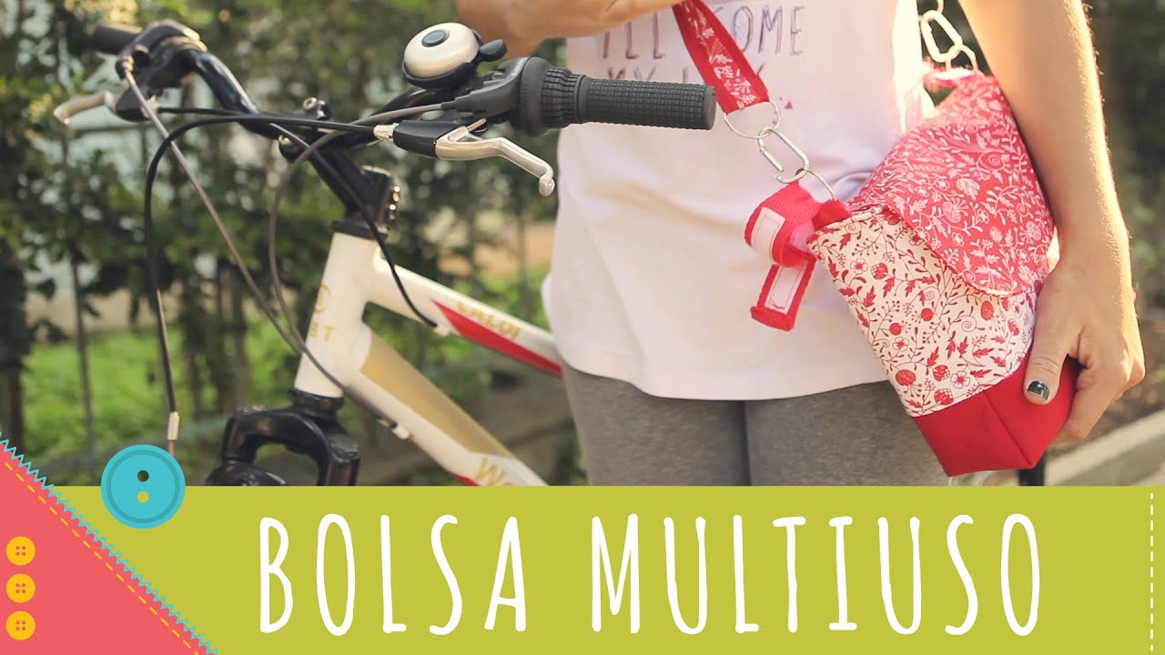 Aprenda a costurar uma bolsa multiuso. Modelo carteiro ou para bicicleta Descomplica!