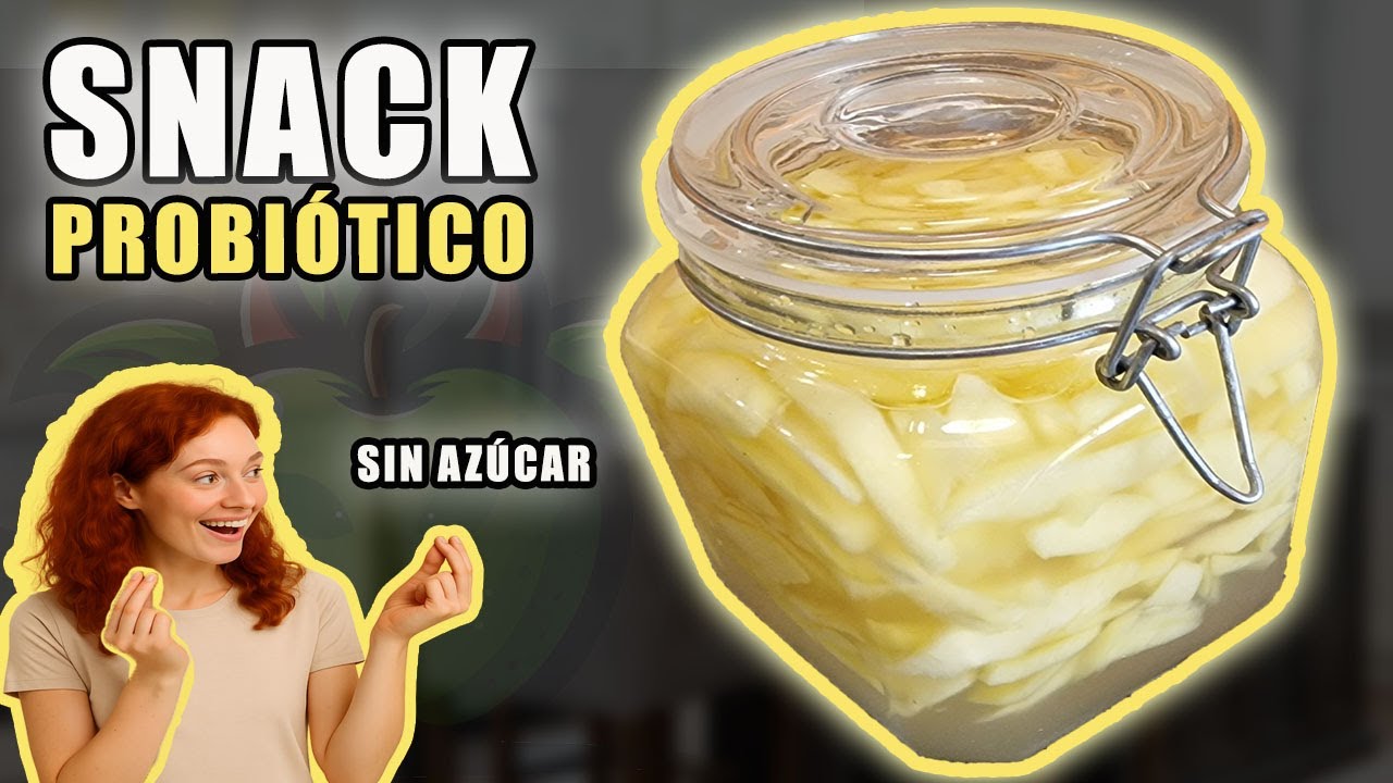 🏺Prepara tú snack probiótico, paso a paso🍎Manzanas lactofermentadas EN SALMUERA