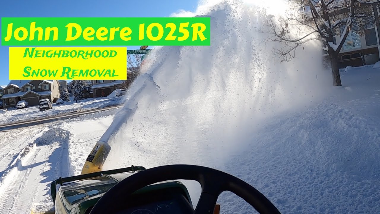 1025R Neighborhood Snow Removal