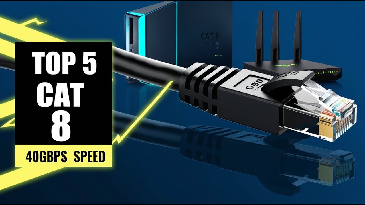 Top 5 Best Cat 8 Ethernet Cables in 2026 ⚡ | 40Gbps Speed Tested