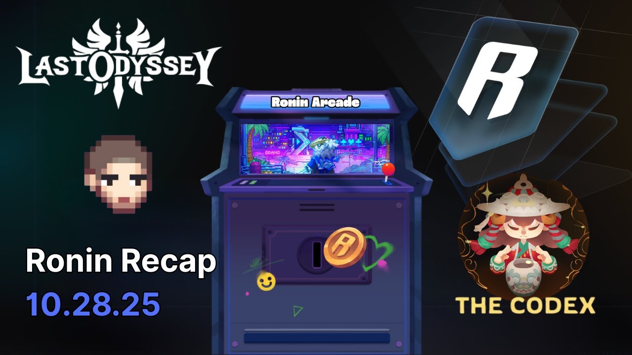 Axie Codex, Ronin Arcade & more | Ronin Recap 10.28.25