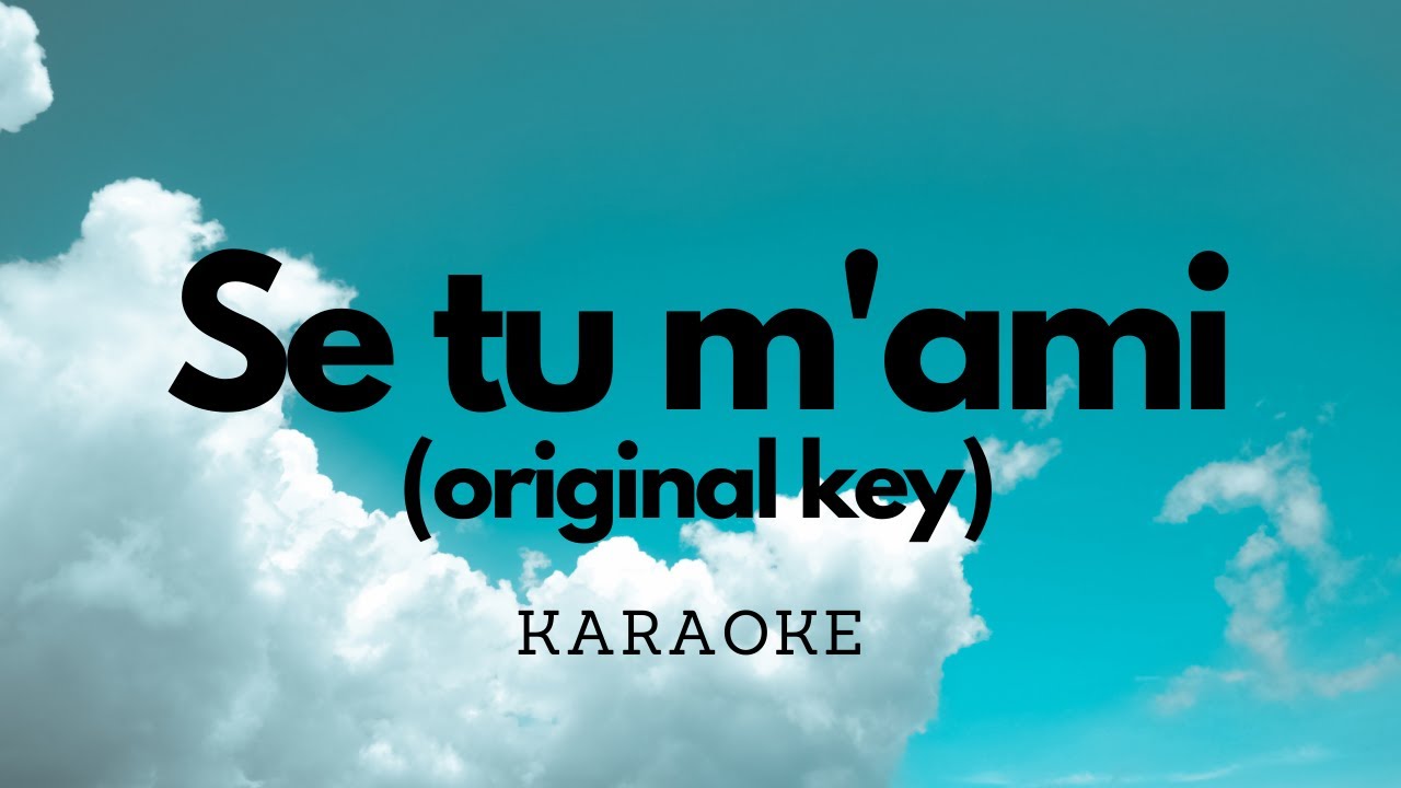 Se tu m'ami (Pergolesi) Original Key | Karaoke | Piano Accompaniment | ABRSM