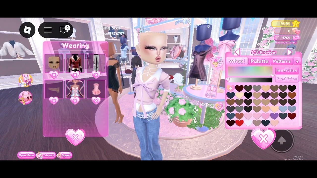 Playing the dti update #dresstoimpress #trend #roblox 