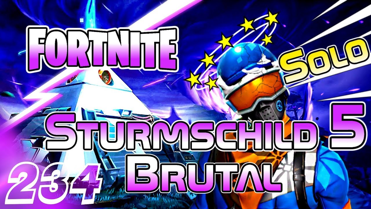 FORTNITE ⚡ Rette die Welt - Sturmschild Verteidigung 5 Brutal ◄#234► Let's Play FORTNITE - MaikderIV