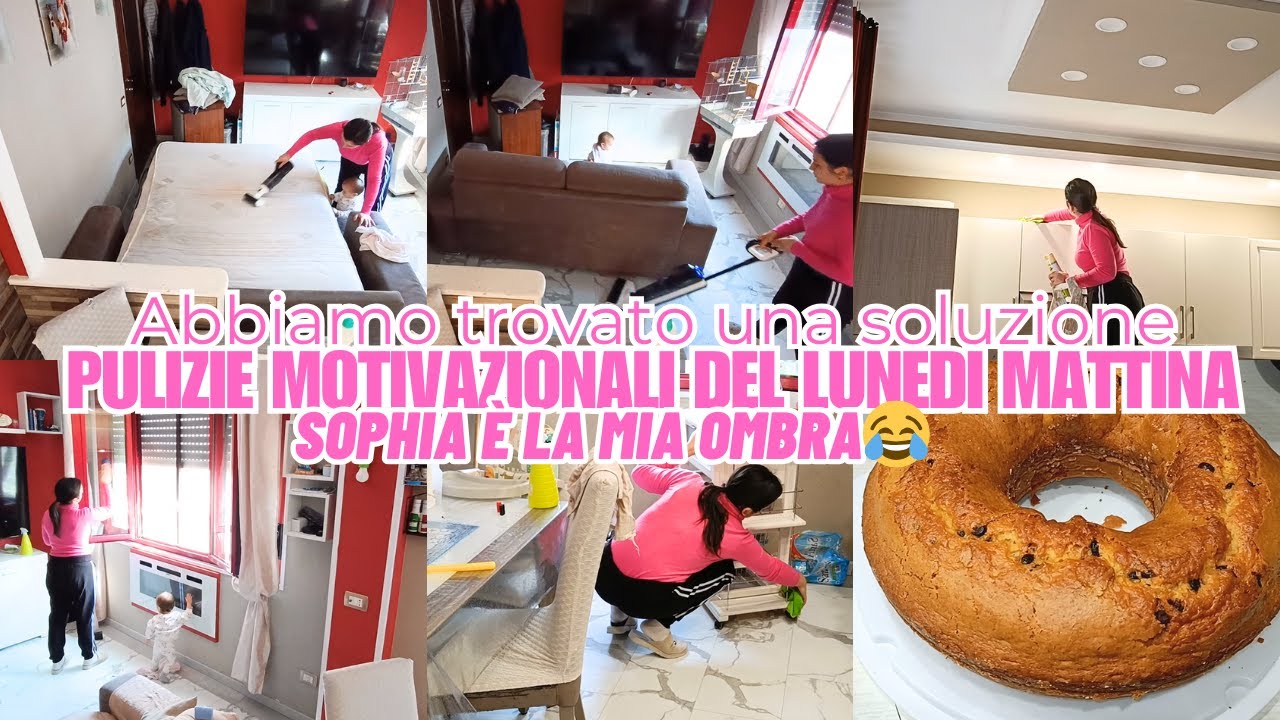 Pulizie TOSTE dopo il Weekend/Ciambella yogurt e gocce di cioccolata😋