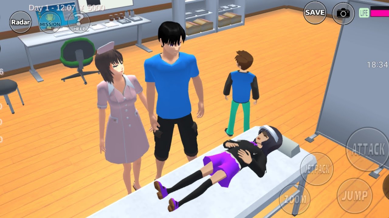 Mio Jatuh  | SAKURA school simulator