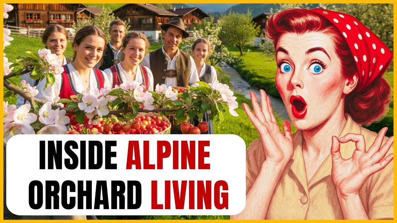 How Do People Live in Swiss Alpine Villages? Among Apple and Cherry Orchards.