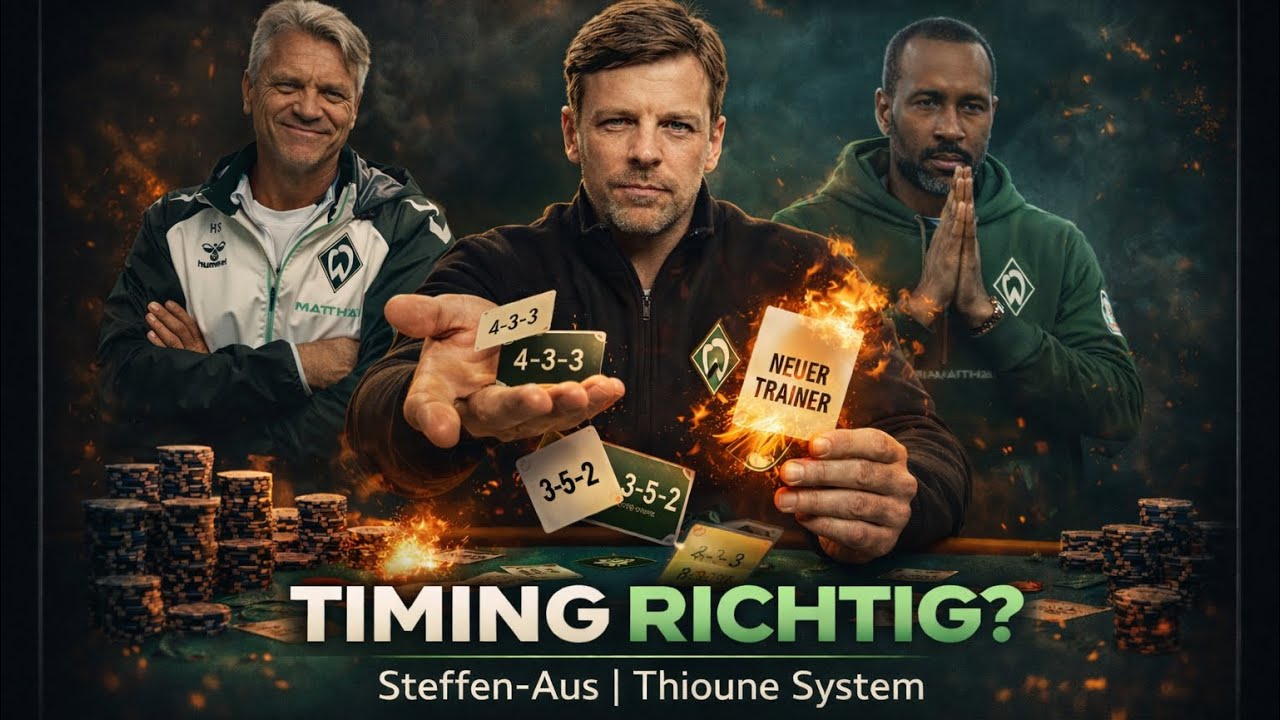 Werder spielt mit dem Feuer! Steffen-Entlassung Timing? Thioune unter Druck! 🤷🏼‍♂️