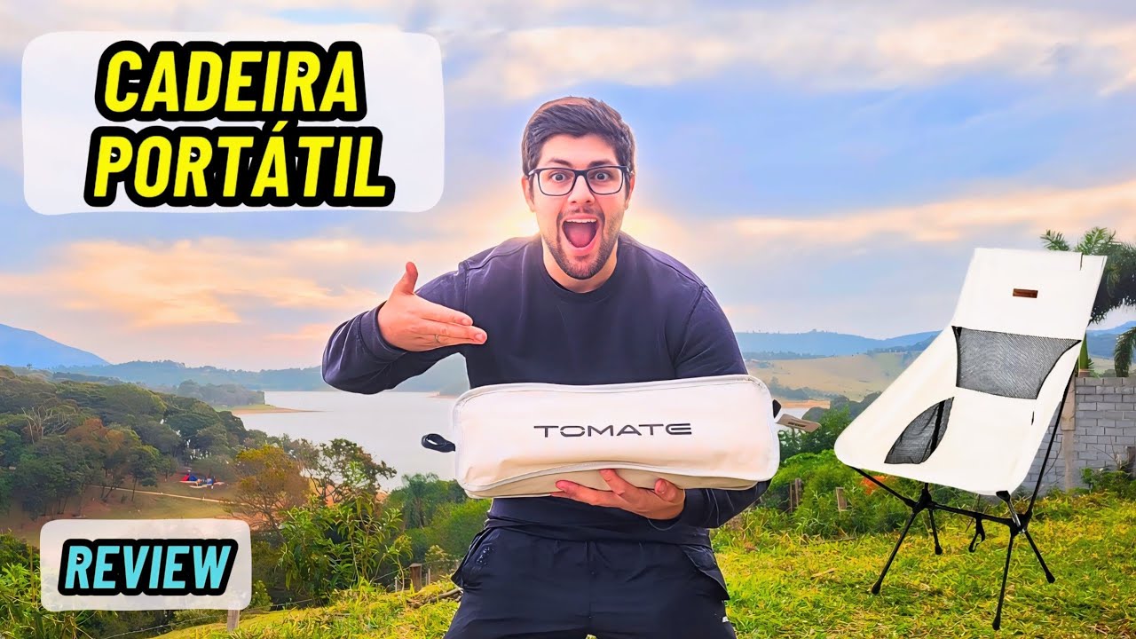 CADEIRA PORTÁTIL TOMATE | Será que presta? | REVIEW COMPLETO