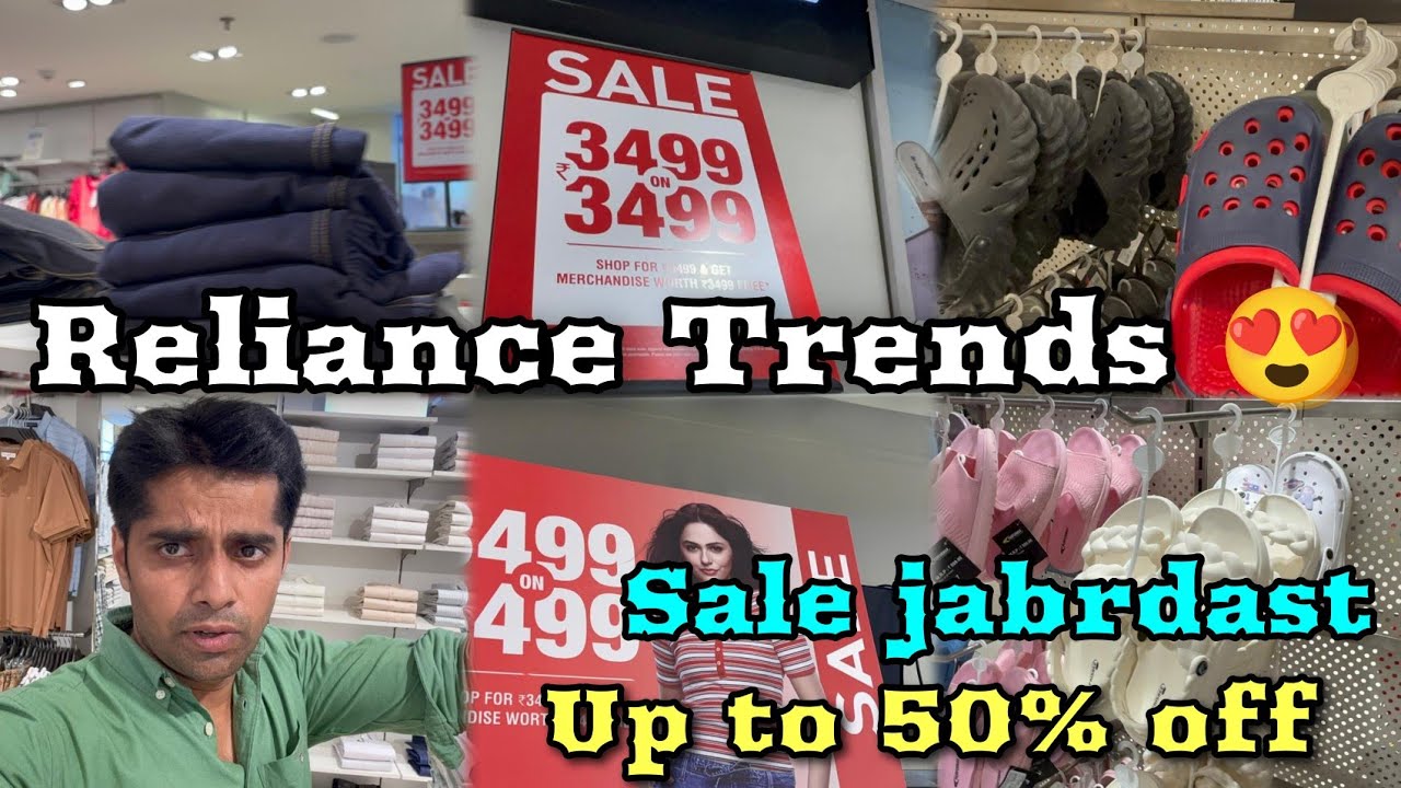 Reliance Trends Offer 😍😍😍|| up to 50% off 
