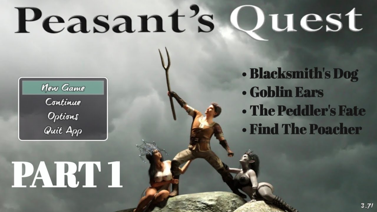 Peasant's Quest Full Walkthrough Part 1 🔥 | Blacksmith's Dog, Find The Poacher, Peddler's Fate