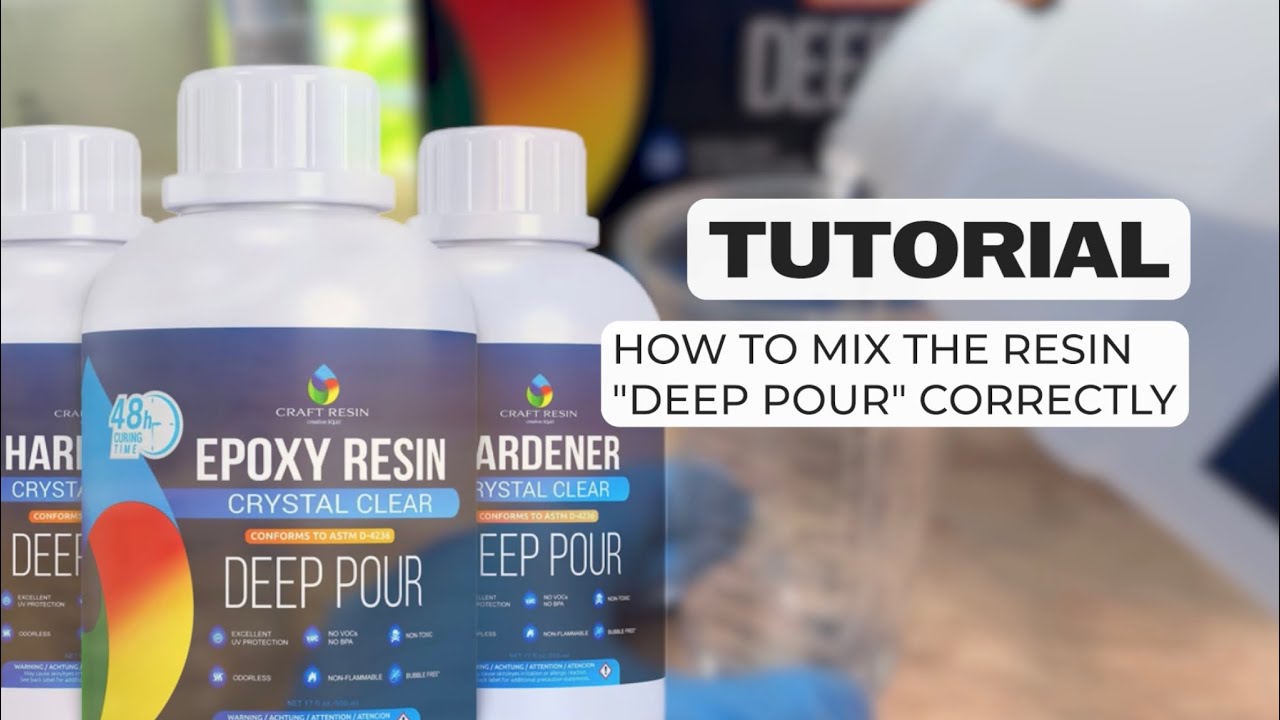 How to Perfectly Mix Deep Pour Resin | Practical Tips from Craft Resin