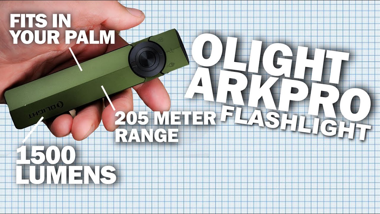 Обзор фонаря Olight ArkPro: 1500 люмен в вашем кармане.