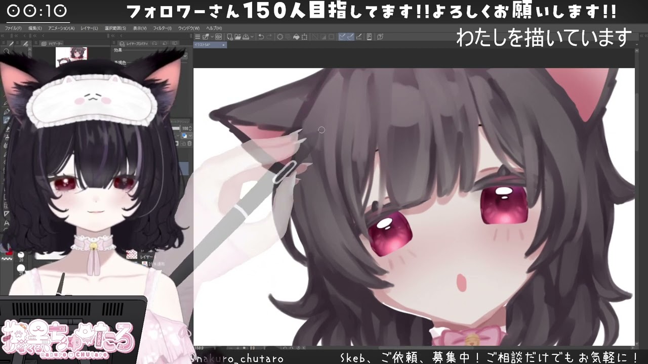 【寝落ち歓迎】深夜のちるお絵描き