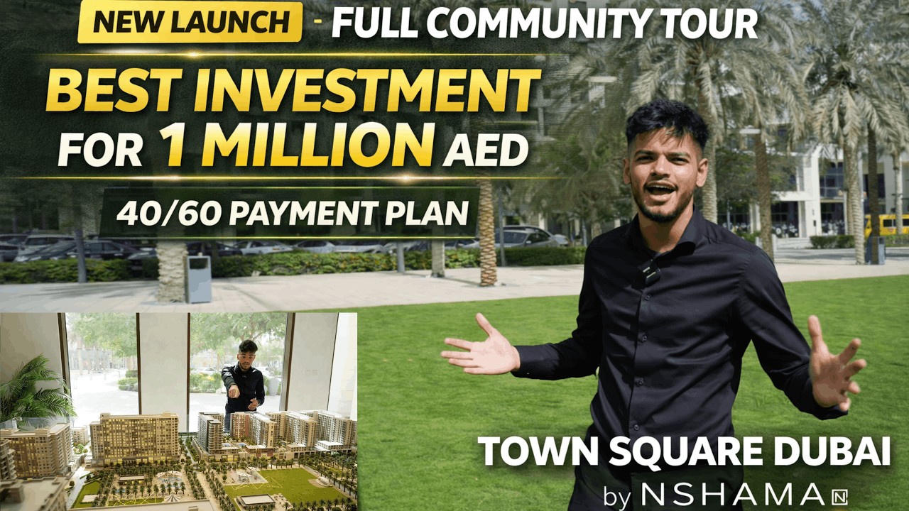 Nshama Town Square Explained - New Launch + Community Tour - Belmont Residences Dubai  - 2026