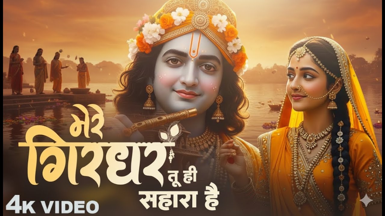 Mere Girdhar Tu Hi Sahara Hai- मेरे गिरधर तू ही सहारा है - Meri Naiya Ka Tu Kinara  krishna bhajan