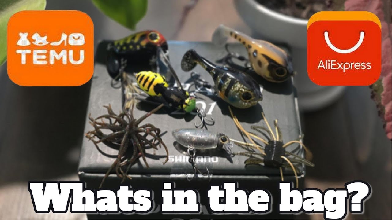 Fishing haul unboxing!! Temu and AliExpress.