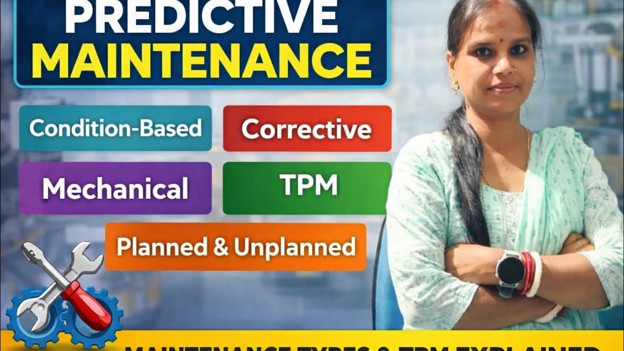 Predictive Maintenance Explained | Types, Definitions, TPM & Condition-Based Maintenance