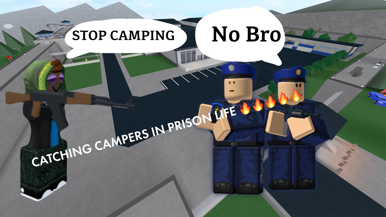 CATCHING CAMPERS IN PRISON LIFE 💀 Guards Be Camping NONSTOP 😡🔥#Roblox #PrisonLife #RobloxPrisonLife