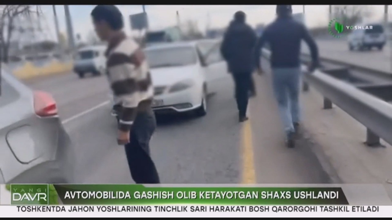 Avtomobilida gashish olib ketayotgan shaxs ushlandi (Toshkent)