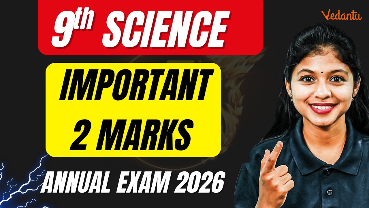 9th Science | Important 2 Marks | Annual Exam 2026 | State Board Tamil | Shravanee Ma'am