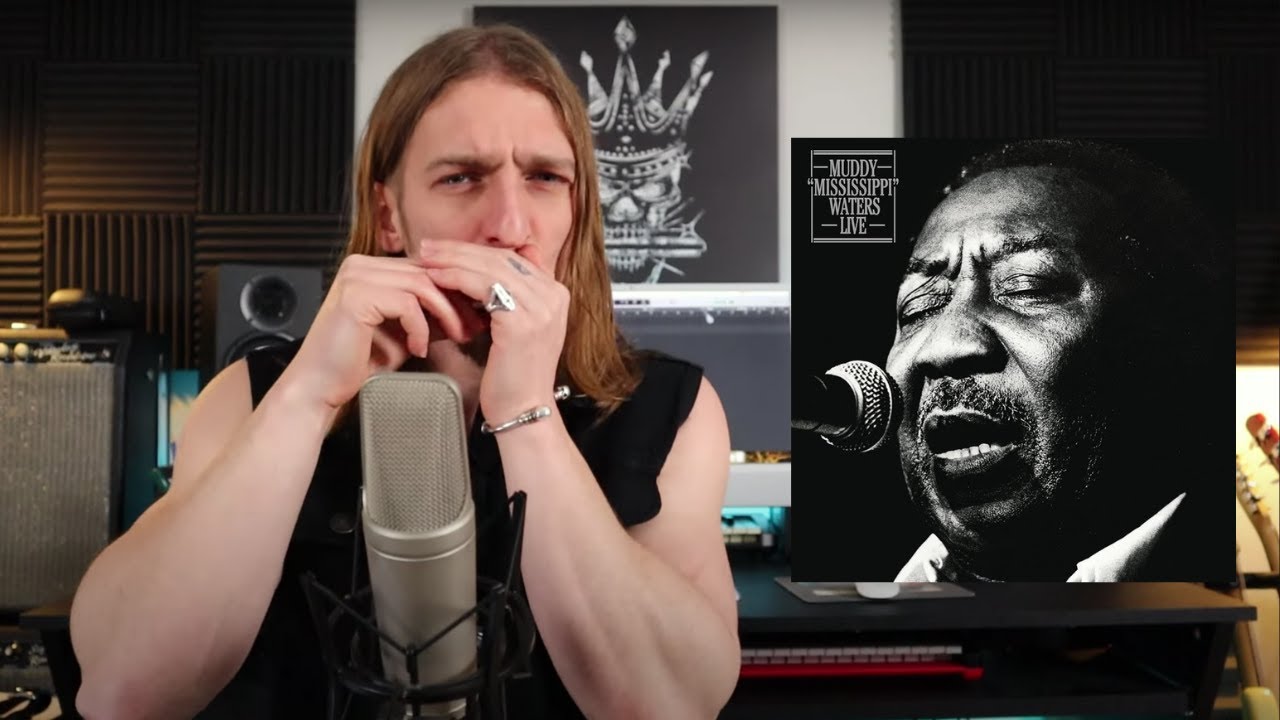 Muddy Waters - Baby Please Don't Go - Blues Harmonica Lesson - Fast Triplets! (C Harp)