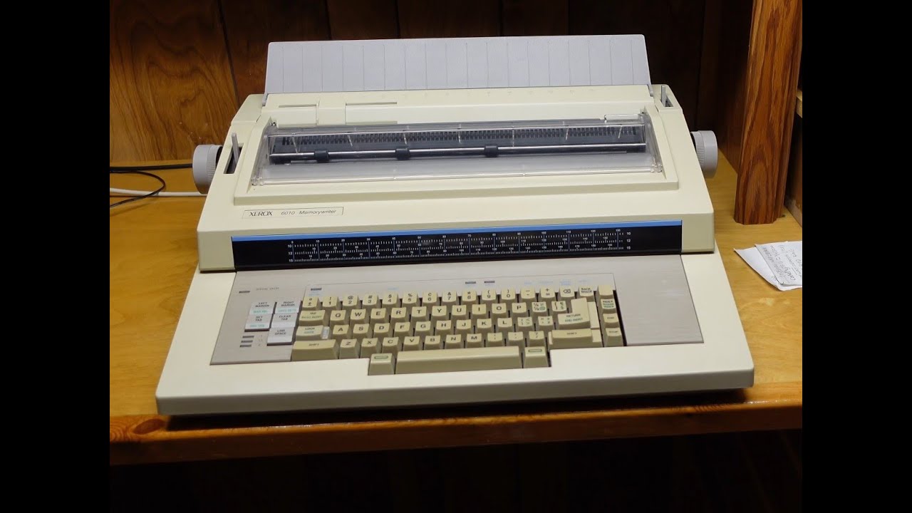 Arduino Modified Typewriter (Xerox Memorywriter 6010)