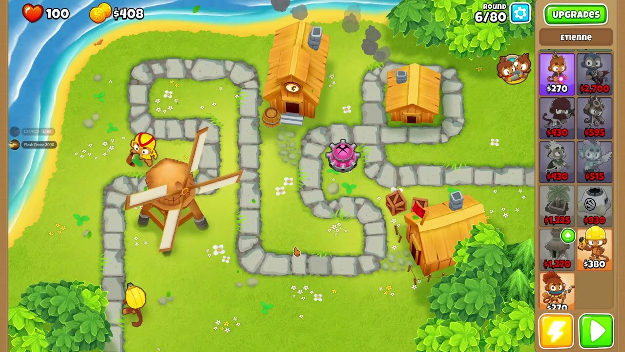 bloons TD6  but M.O.A.B class bloons have double hp