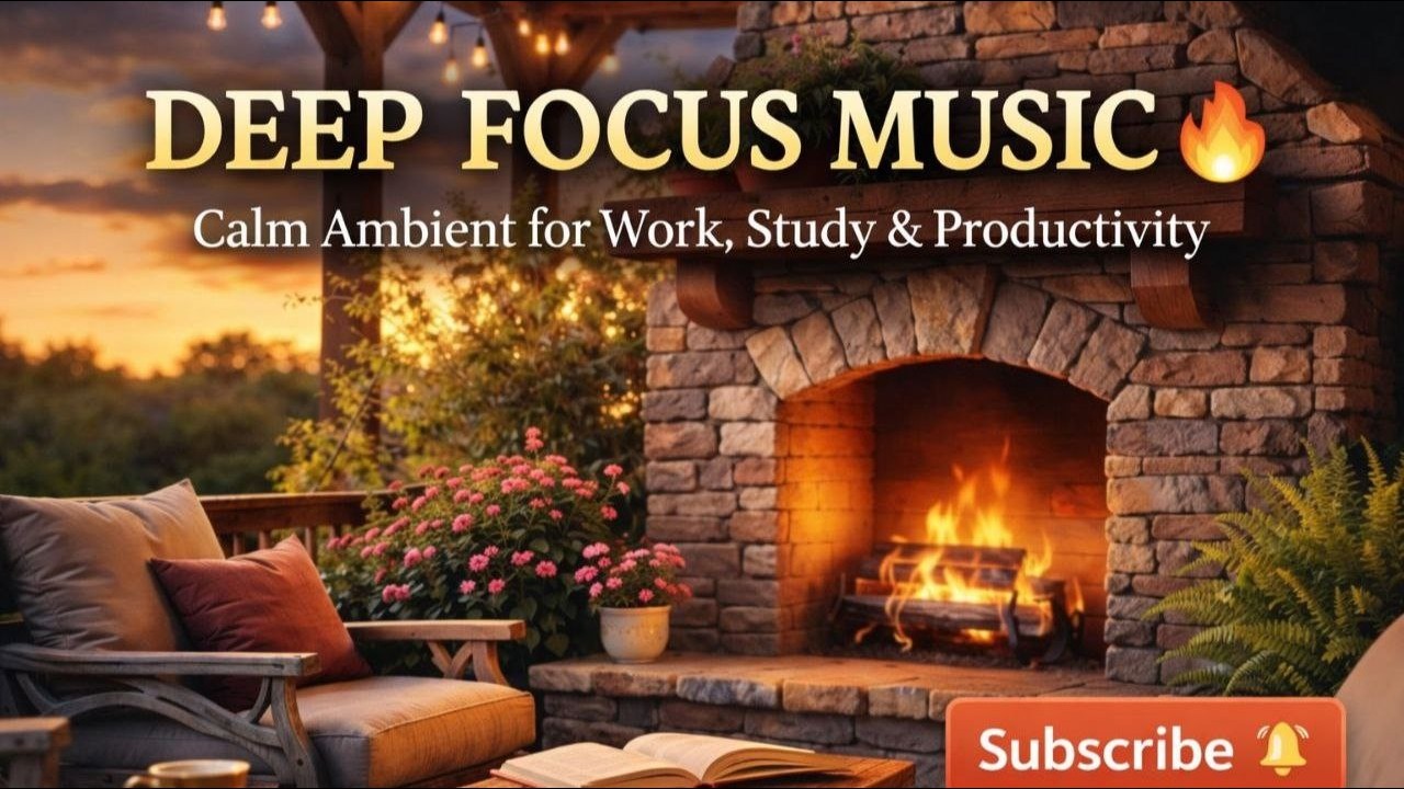 Deep Focus Music 🔥 | Calm Ambient for Work, Study & Productivity