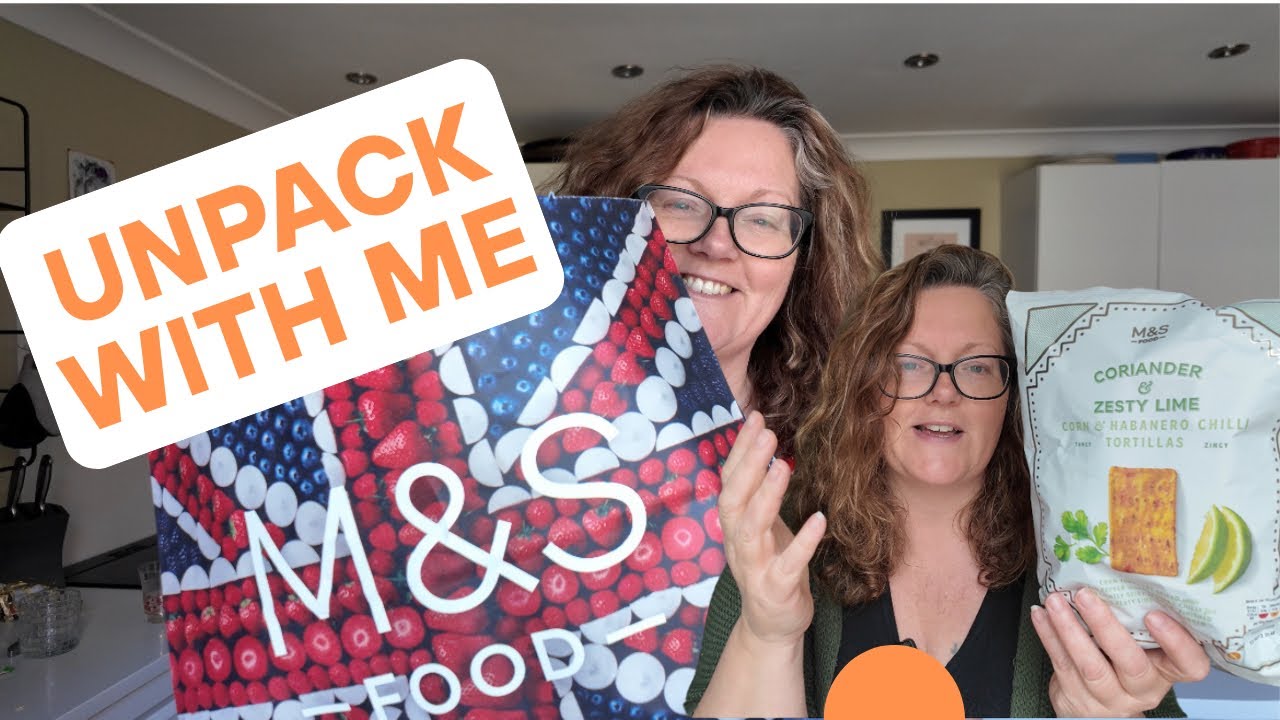 Unpack my M&S Food Shop with me😊