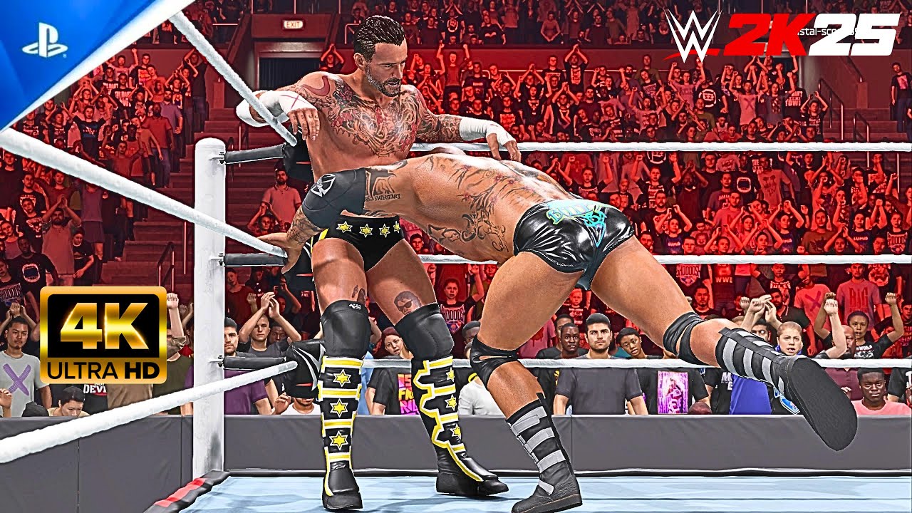 WWE 2K25 - Батиста против Си Эм Панка - Матч за чемпионский титул WWE на RAW 2013 | Видео в форма...
