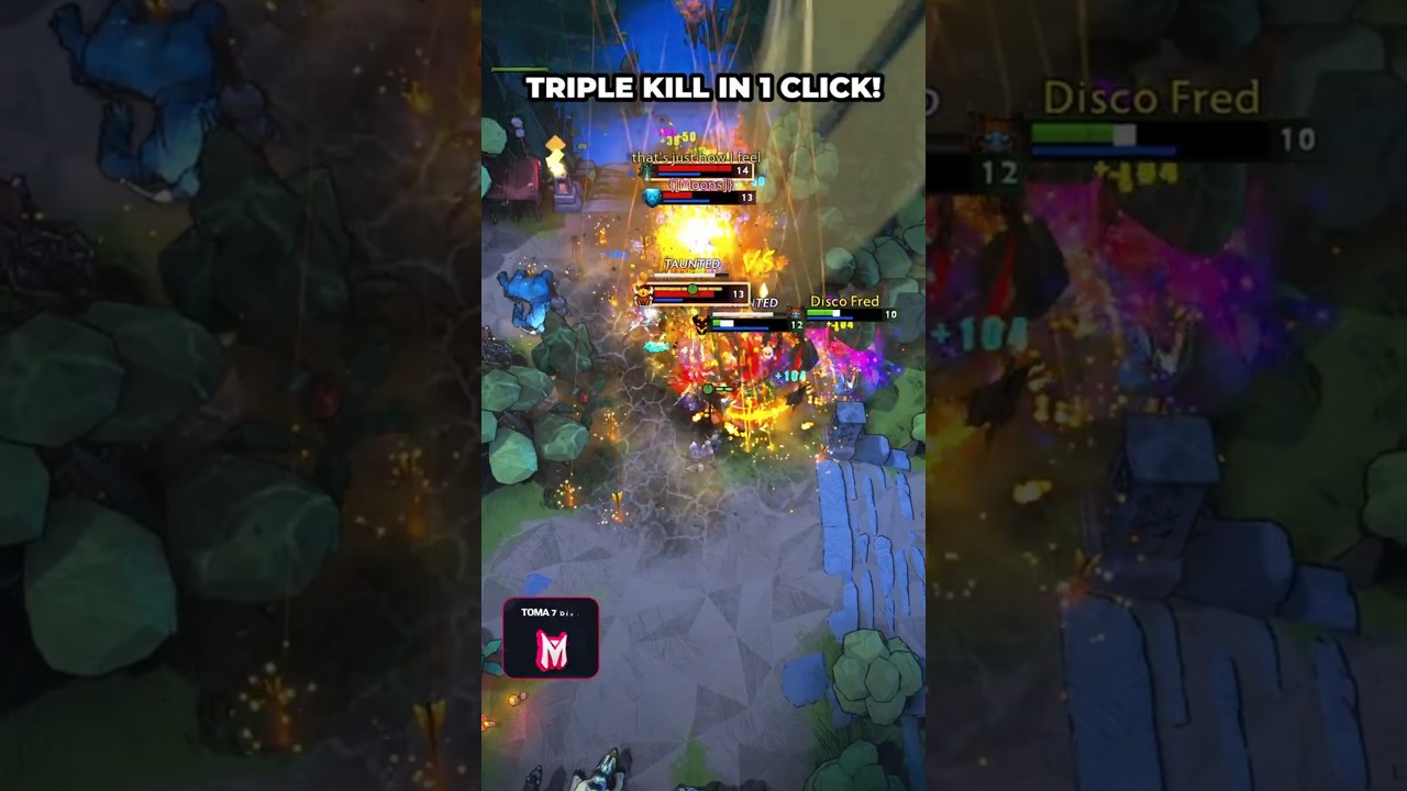 Legion Commander just deleted 3 heroes in 1 second 😱 #dota2