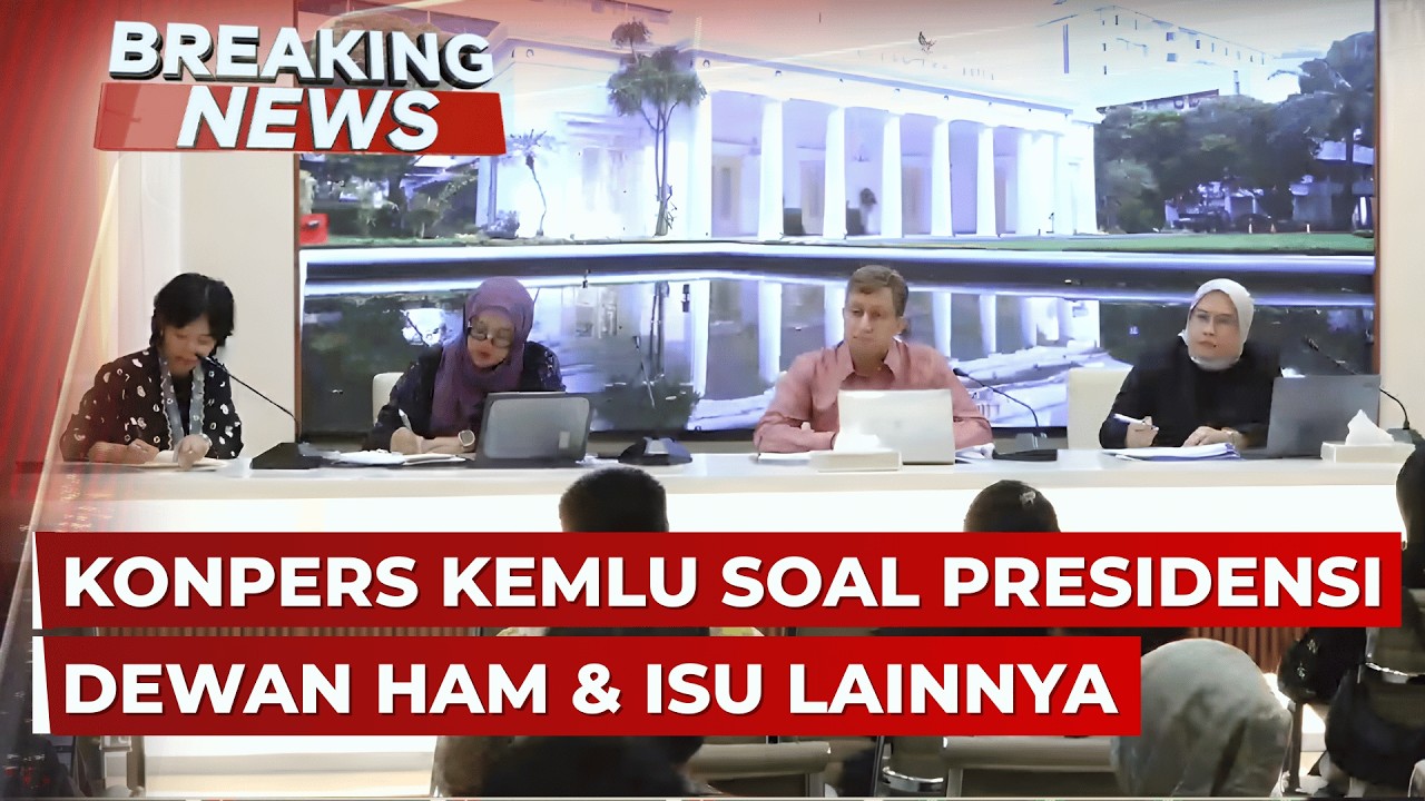 BREAKING NEWS - Konpers Kemlu soal Presidensi Dewan HAM & Isu Strategis Lainnya
