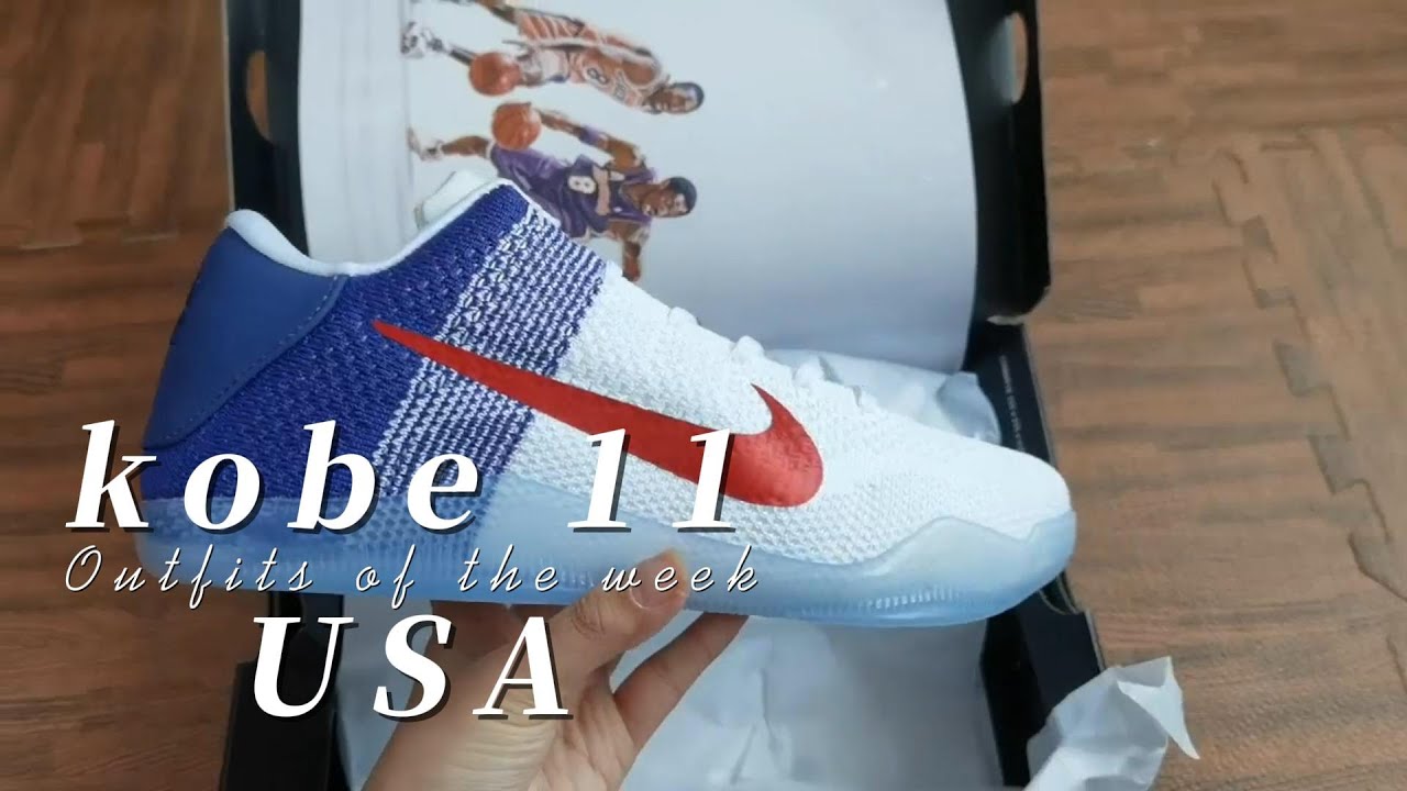 NIKE KOBE 11 ELITE LOW &ldquo;USA&rdquo; UNBOXING