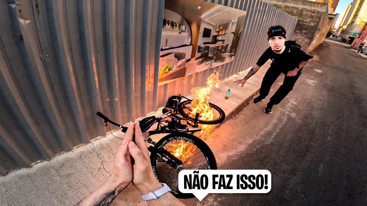 MEU IRMÃO BOTOU F0G0 NA MINHA BIKE MOTORIZADA… ELE PASSOU DOS LIMITES!