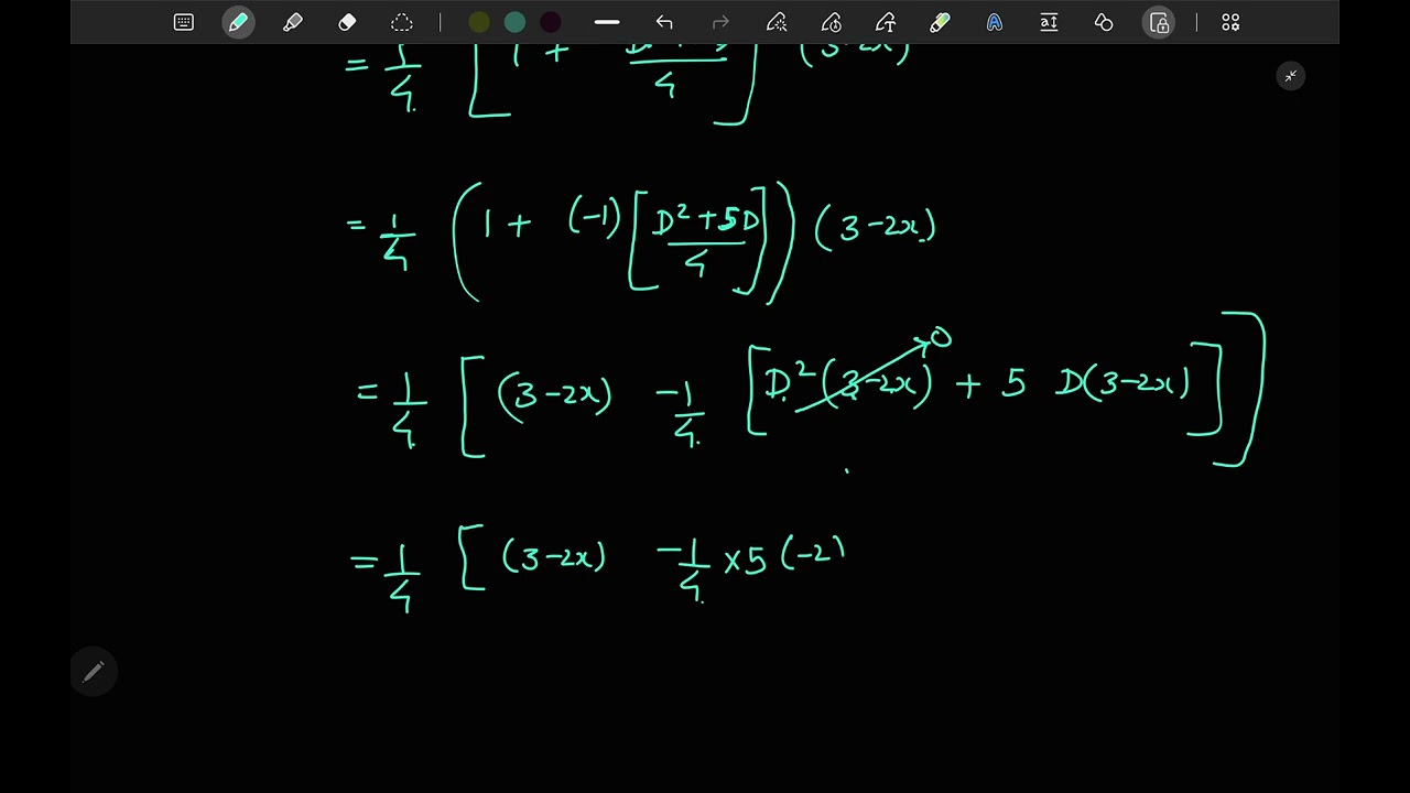 Particular Integral for Algebraic Functions x^n| Differential Equations Explained