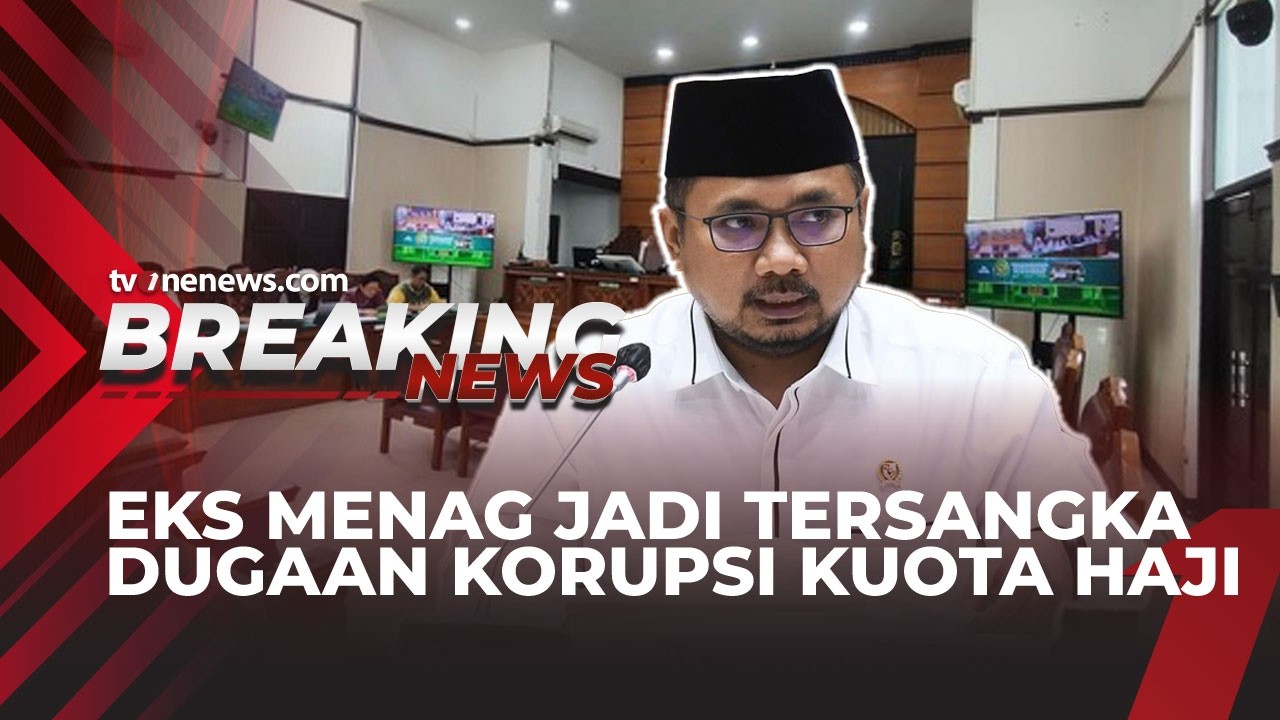 [BREAKINGNEWS] Yaqut Cholil Qoumas Resmi Ditahan KPK | tvOnenewscom