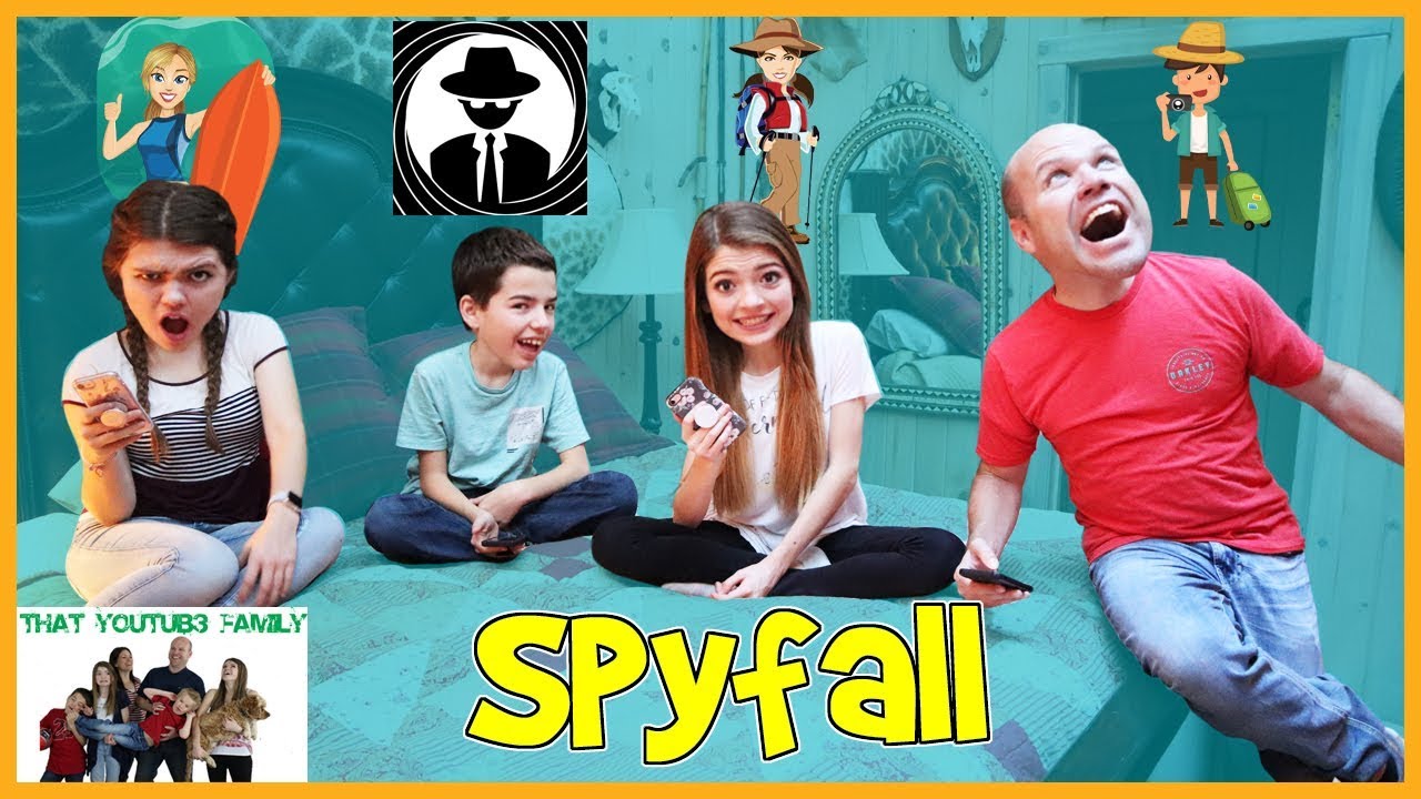 Who Is The Spy? Family Fun SPYFALL Game / That YouTub3 Family