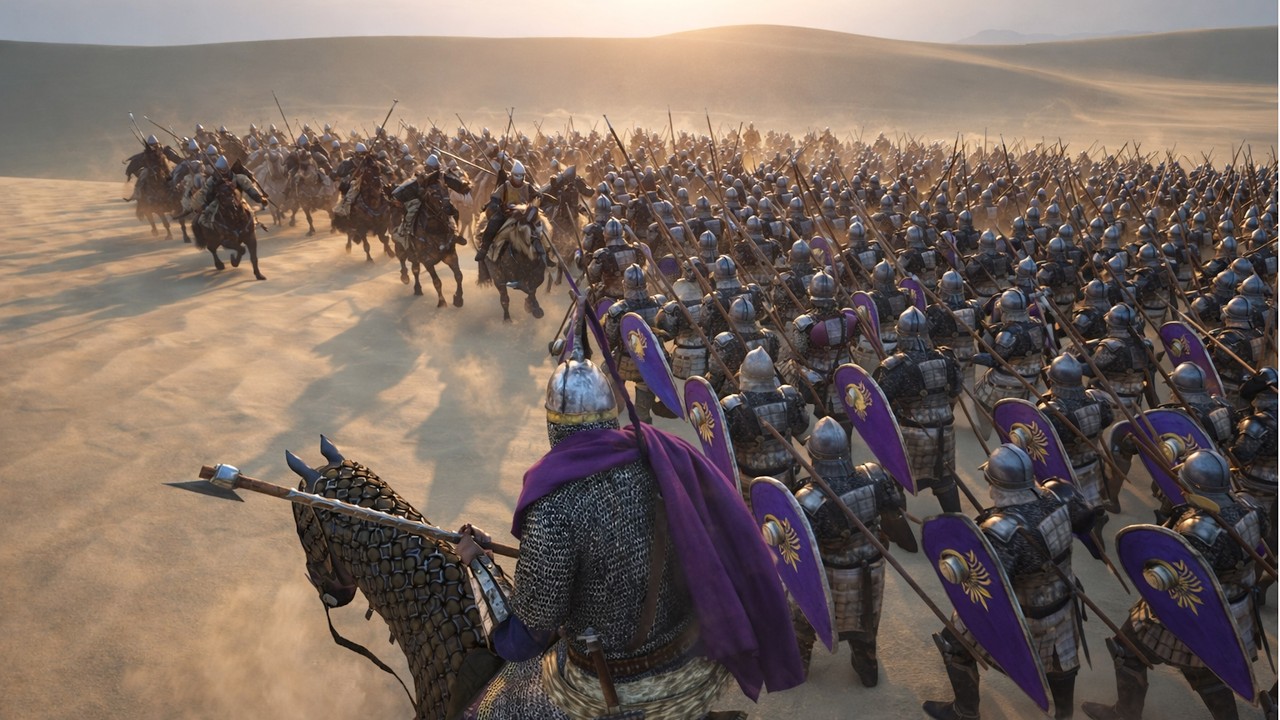 700 Empire vs 1000 Khuzait | Massive Battlefield Clash