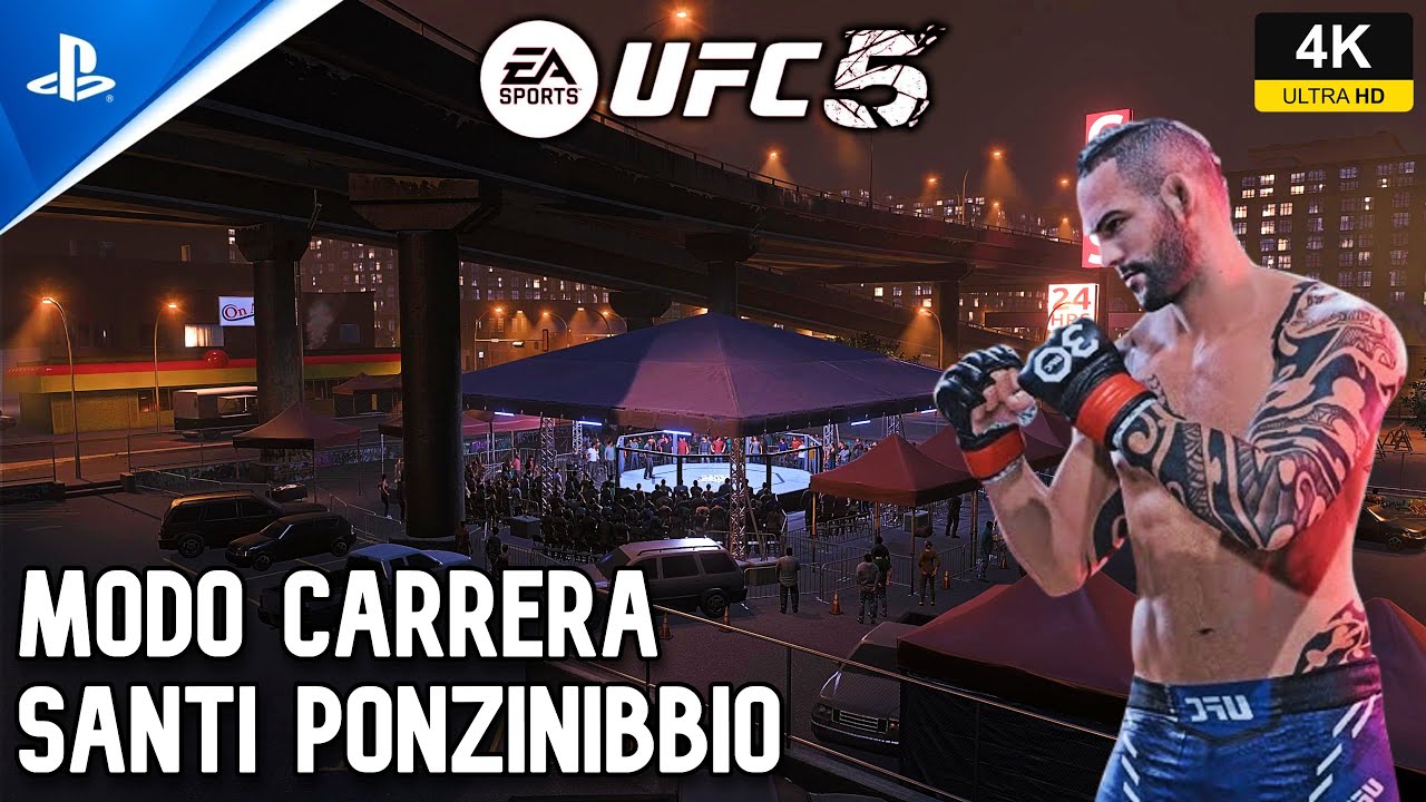 UFC 5 - MODO CARRERA CON SANTIAGO PONZINIBBIO - COMIENZOS