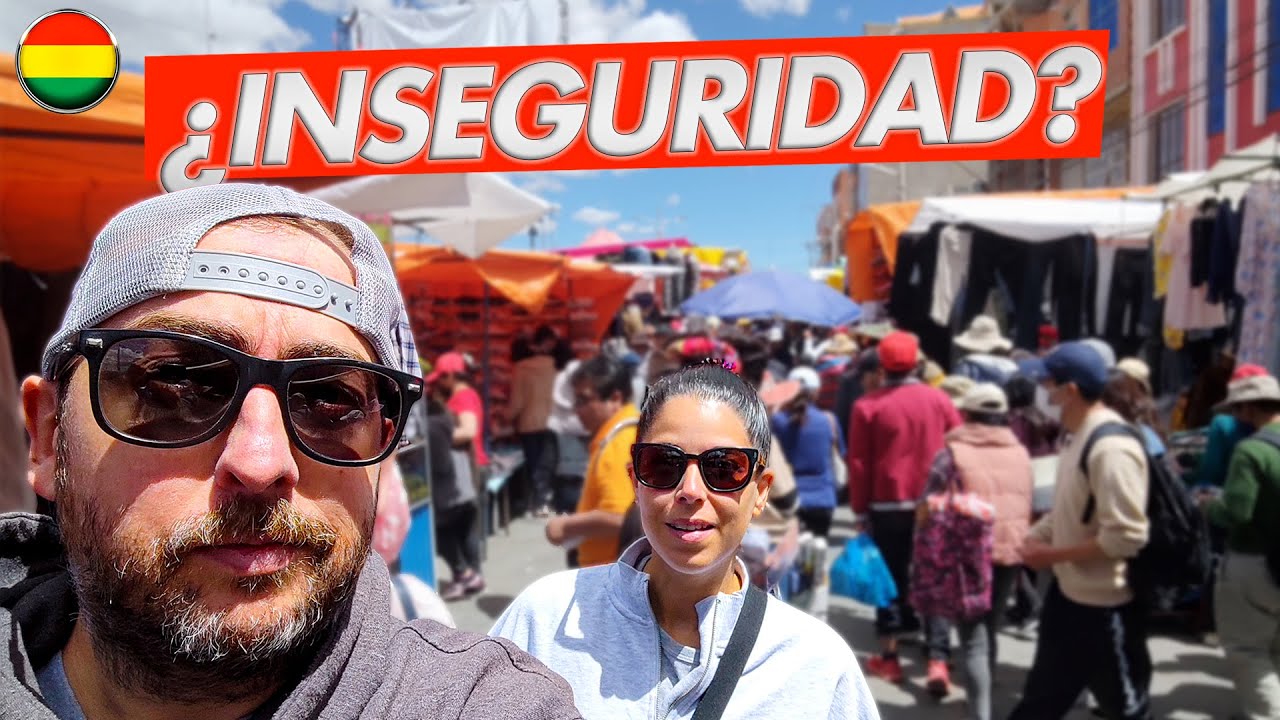 ⚠️ la CIUDAD MÁS PELIGROSA de BOLIVIA 🇧🇴 😱 Recorremos la feria de EL ALTO