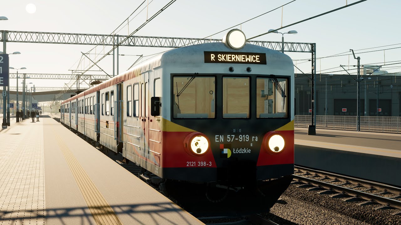 SimRail / Первая поездка DLC Łódź.