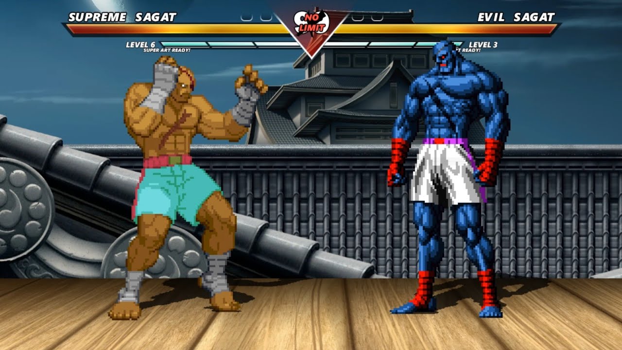 SUPREME SAGAT vs EVIL SAGAT - The most insane fight ever made!