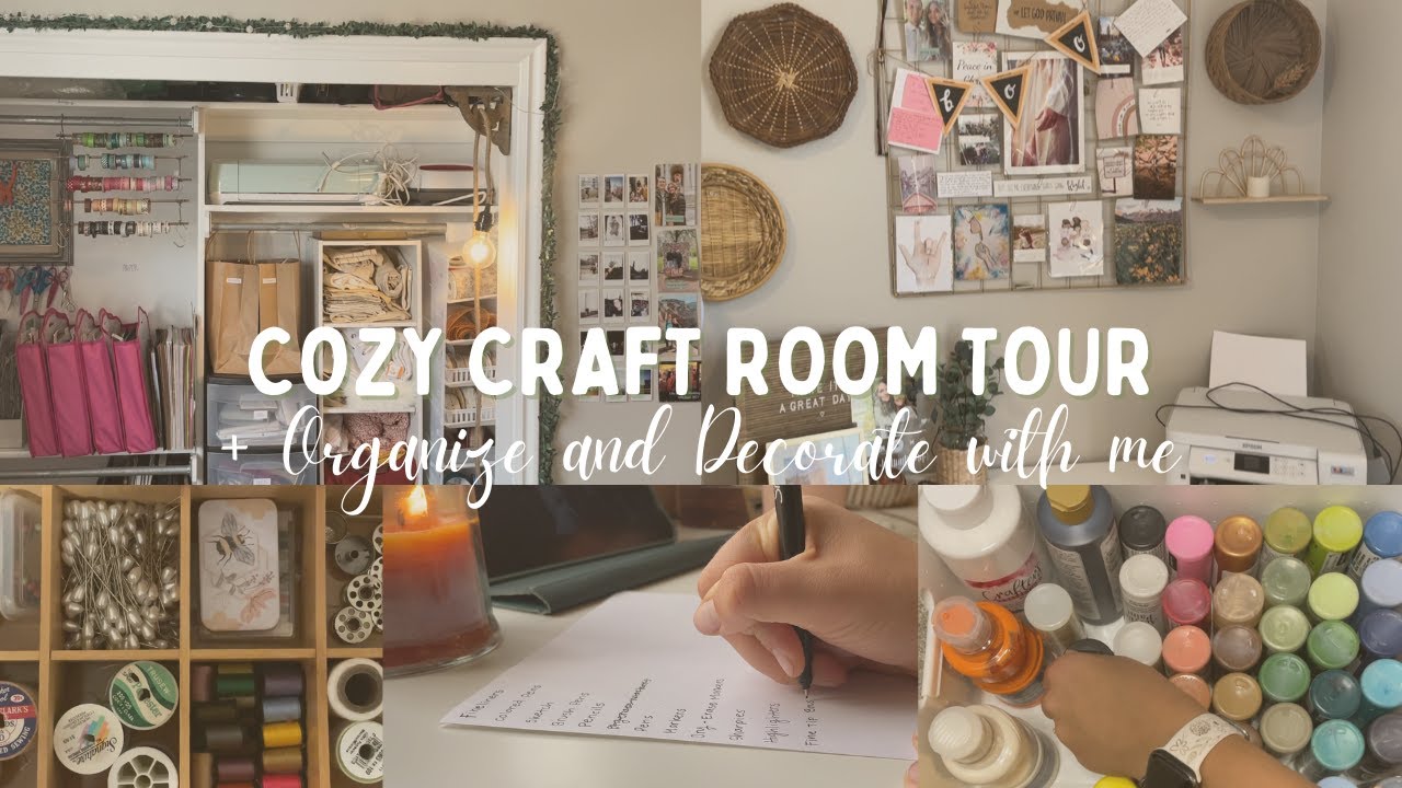 Cozy Craft Room Tour | Organize and Decorate With Me
