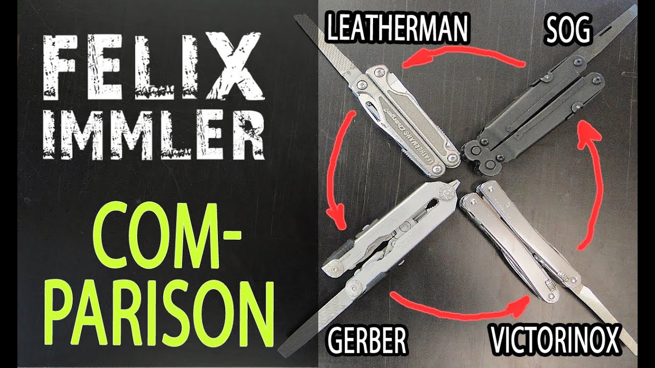 Leatherman, Victorinox, Gerber, SOG — лучшее сравнение многофункциональных инструментов — напильн...