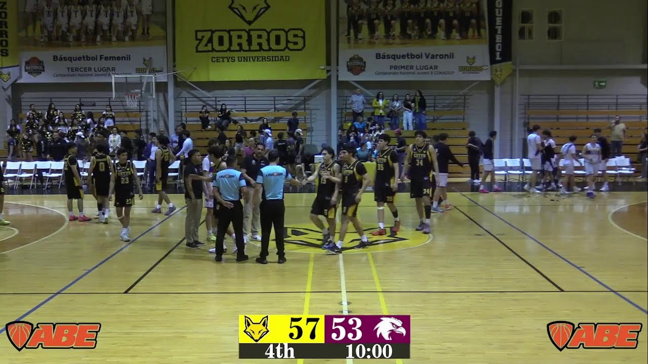 Zorros CETYS Universidad vs Águilas UACH - LIga ABE D1 Varonil