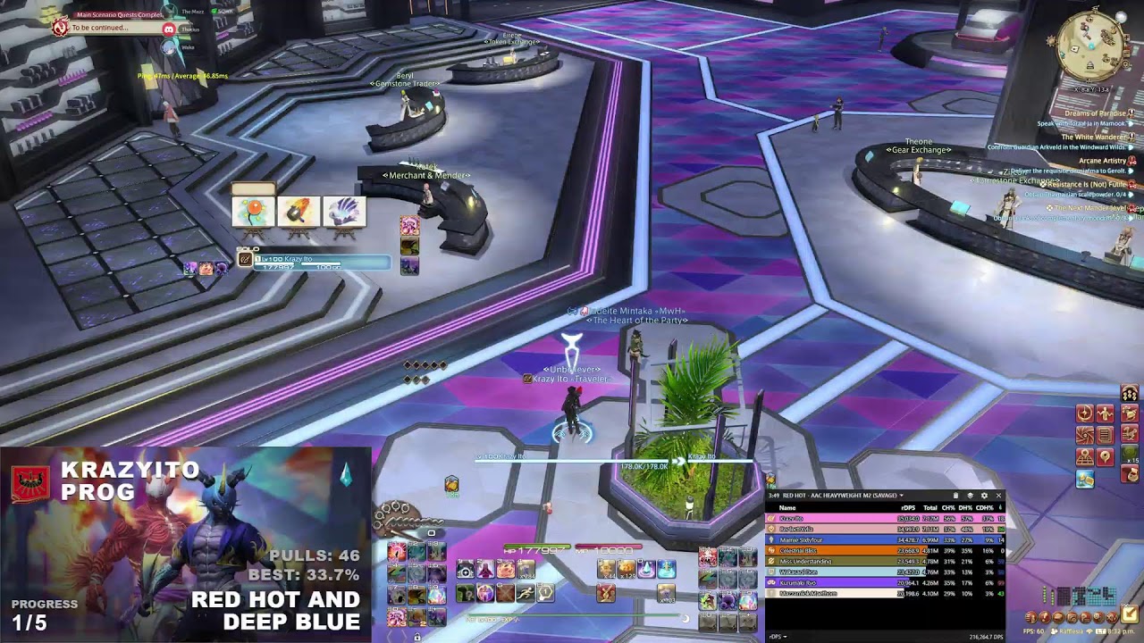 FFXIV - PCT - AAC Heavyweight - BLIND prog - M10S