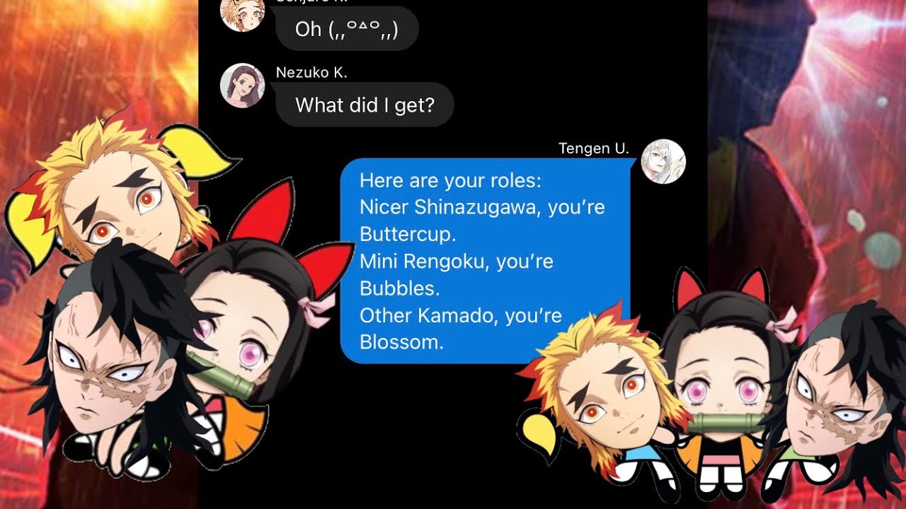 Powerpuff Girls (GenSenNezu) get arrested | Demon Slayer texts | HAPPY PRIDE MONTH 🏳️‍🌈💅✨