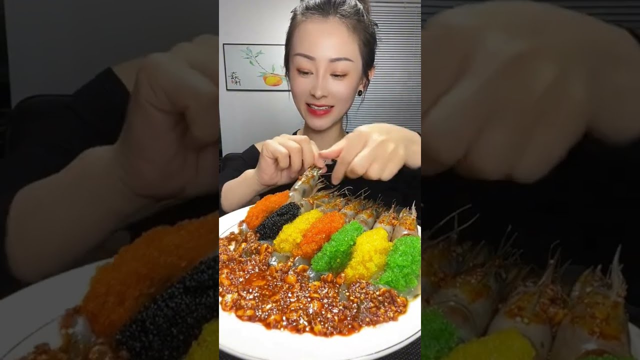 Yummy 265: Eat Sea food, shrimp 🦐🍤, crab 🦀 🦀 vegetables lleat sea food|| #food #eating #mukbang