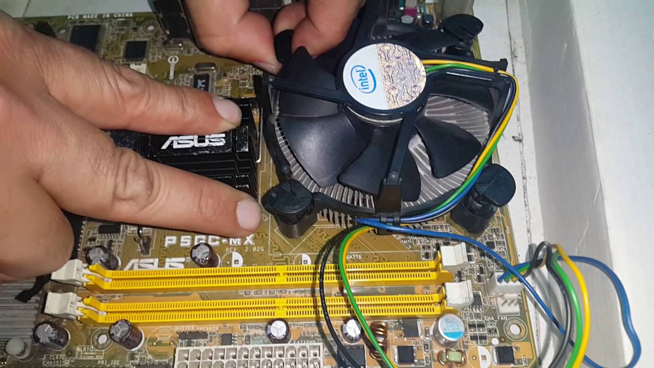 Como colocar cooler/disipador de INTEL